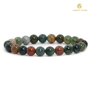 Natural Indian Bloodstone Bracelet - Akshay Gems