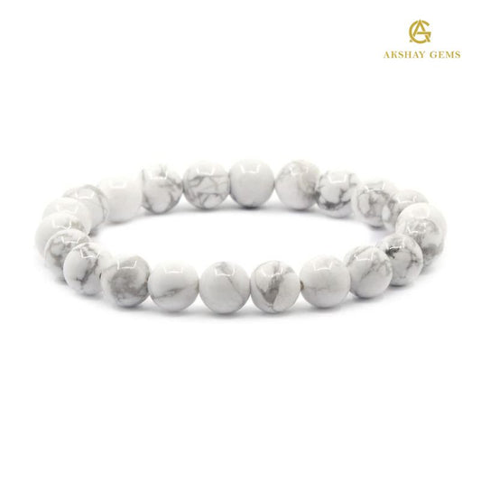 White Howlite Bracelet