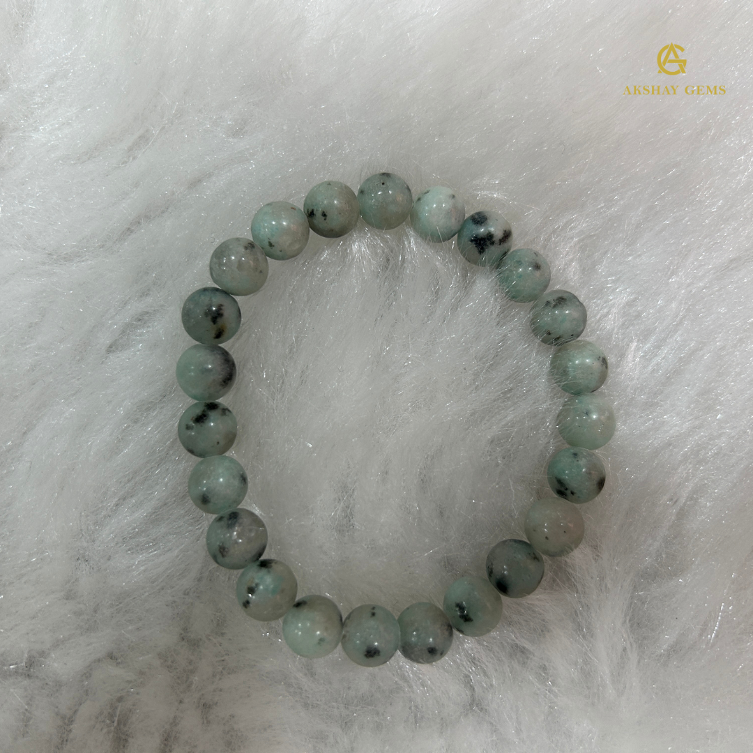 Natural Kiwi Jasper Bracelet