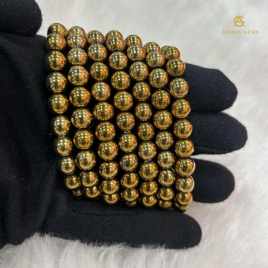 Golden Hematite Bracelet