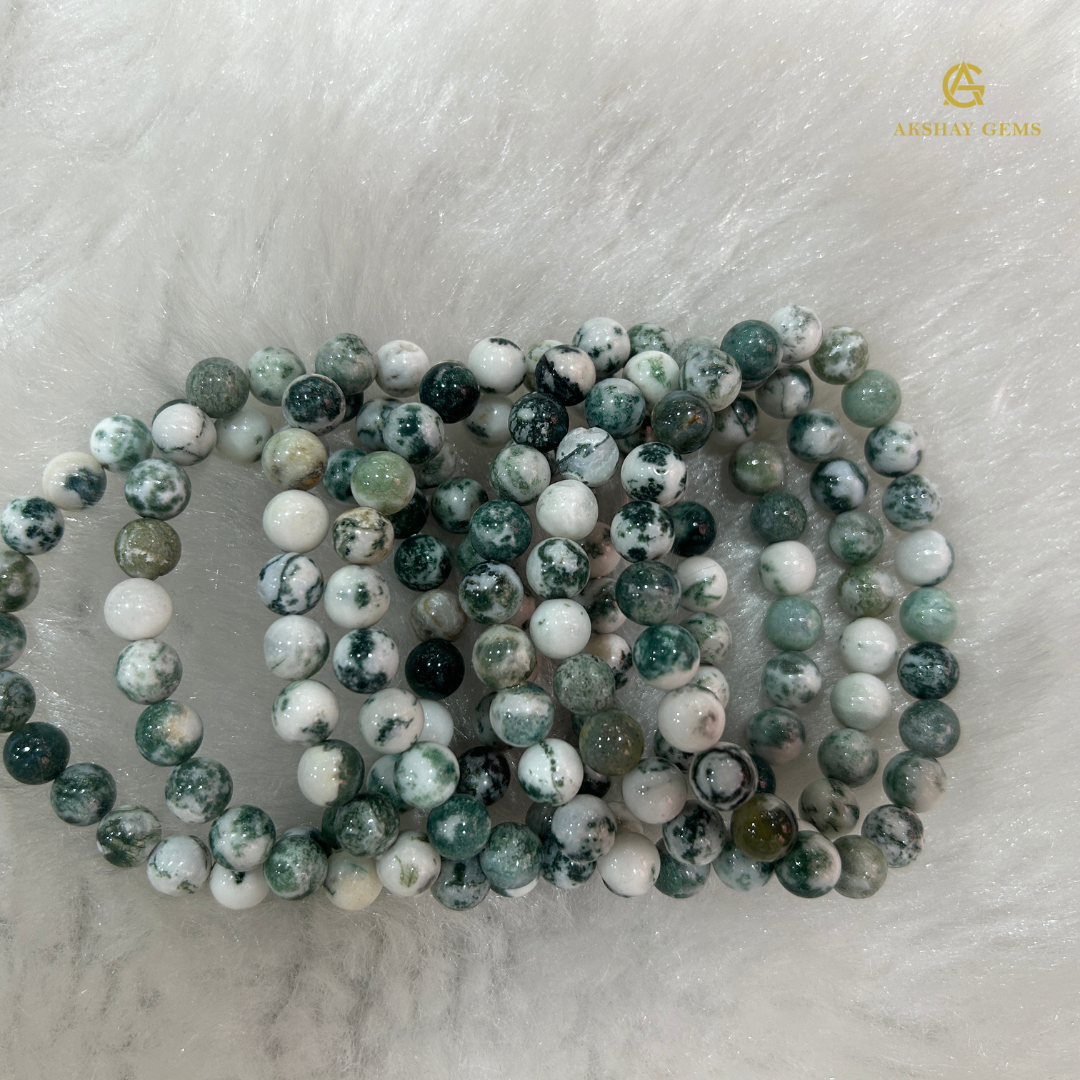 Natural Tree Agate Bracelet