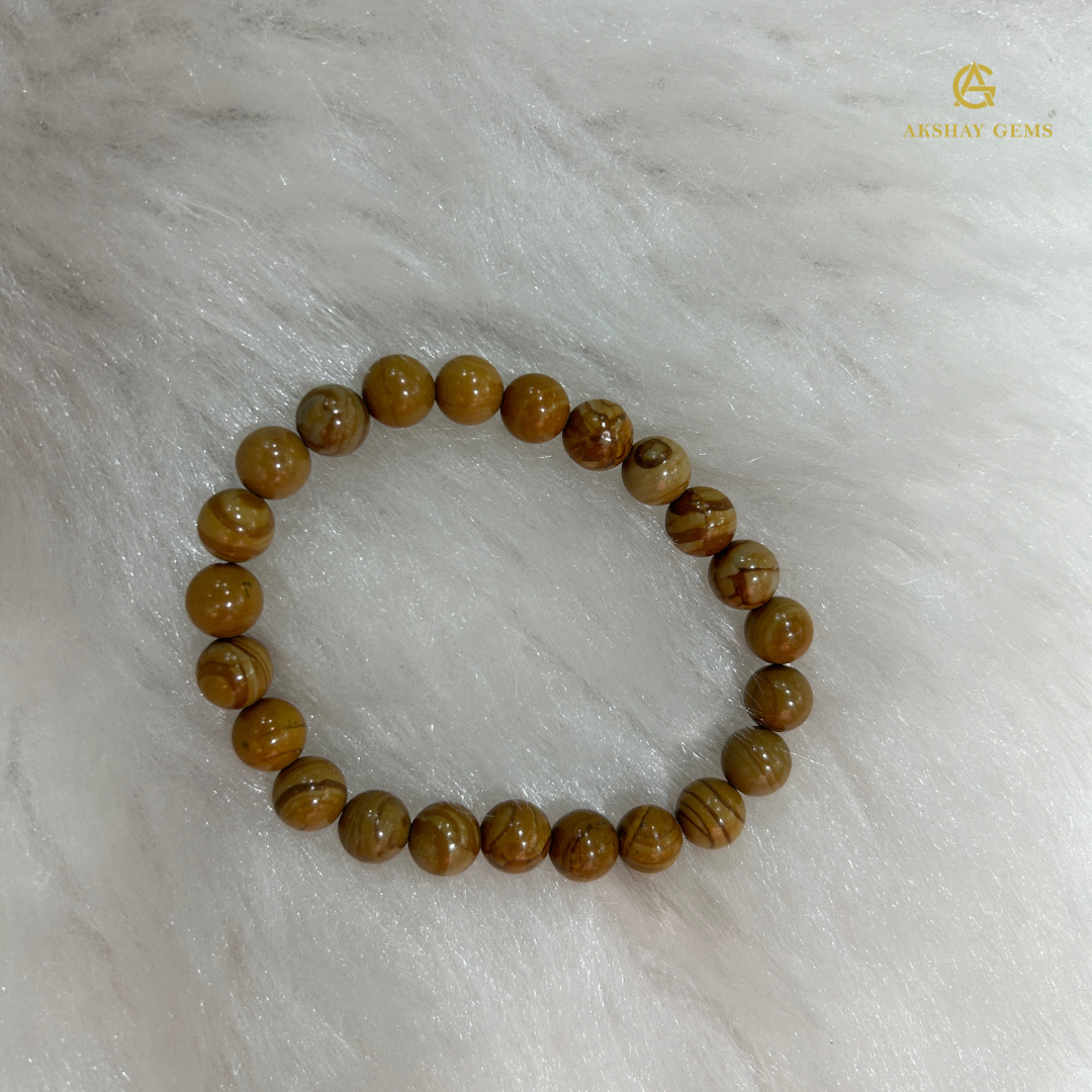 Natural Camel Jasper Bracelet