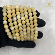 Natural Yellow Calsite Bracelet - Akshay Gems