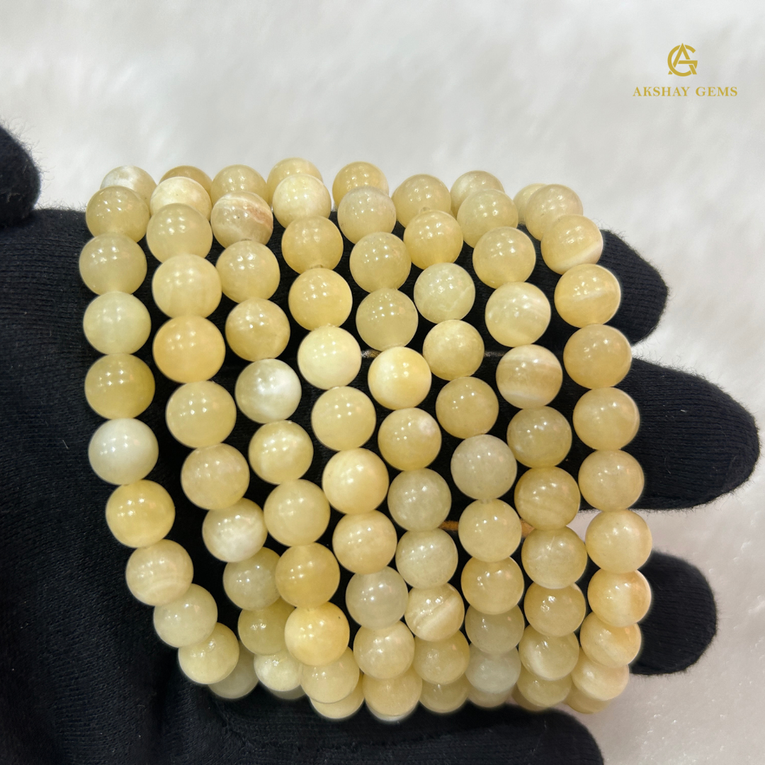 Yellow Calsite Bracelet