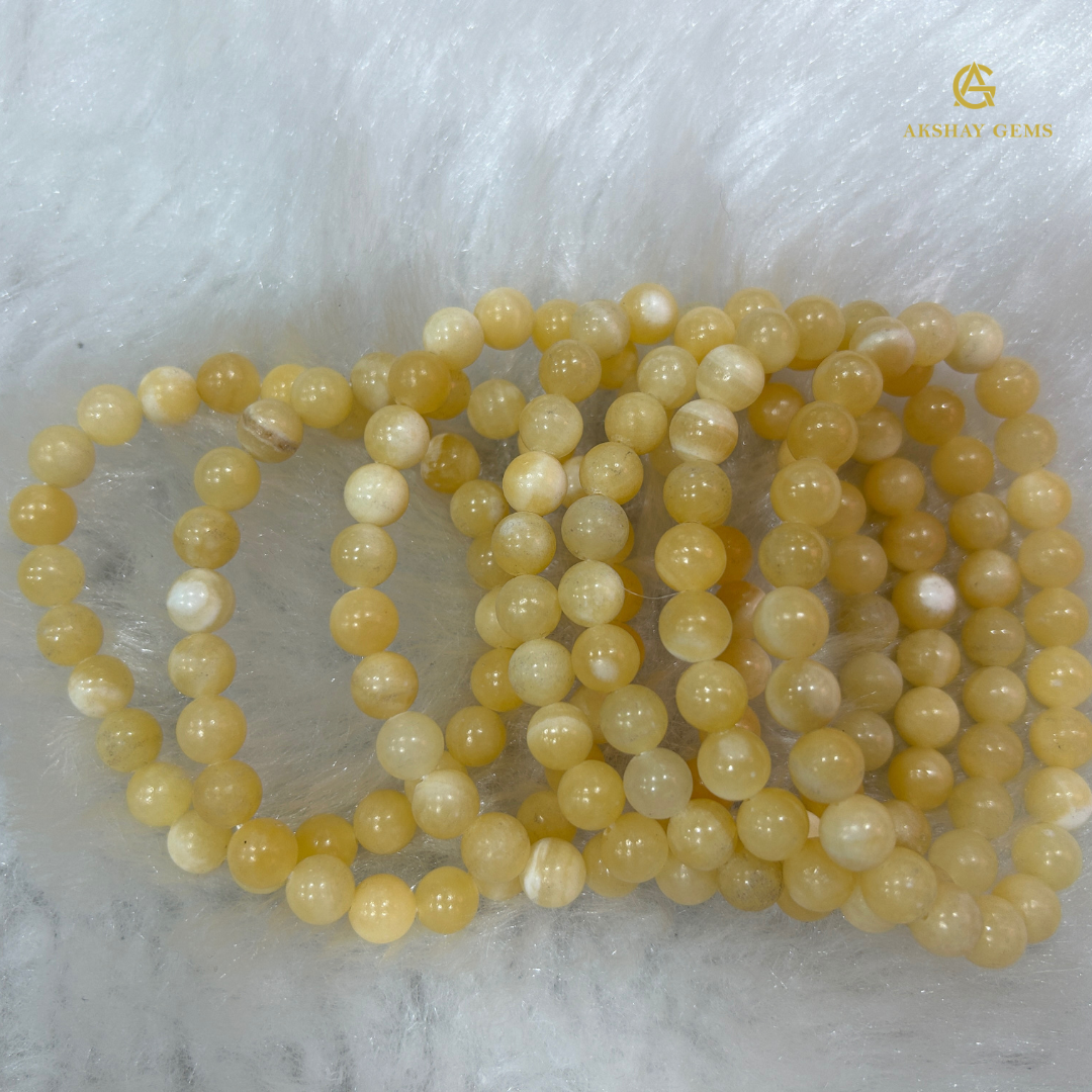 Yellow Calsite Bracelet