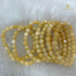 Load image into Gallery viewer, Natural Yellow Calsite Bracelet
