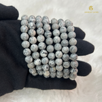 Load image into Gallery viewer, Natural Grey Jasper Bracelet
