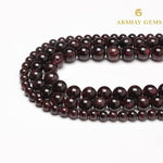 Load image into Gallery viewer, Red Garnet Round Beads String
