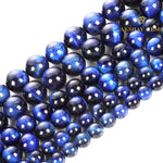 Load image into Gallery viewer, Dark Blue Tiger Eye String

