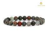 Load image into Gallery viewer, Natural African Bloodstone Bracelet
