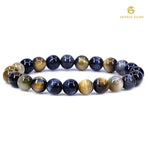 Load image into Gallery viewer, Golden Blue Tiger Eye Bracelet
