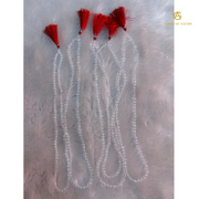 108 Faceted Spatik Beads Japa Mala - Akshay Gems