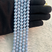 Natural Angelite String - Akshay Gems