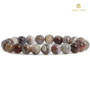 Natural Botswana Agate Bracelet - Akshay Gems
