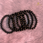 Load image into Gallery viewer, NATURAL OM MANI PADME HUM BLACK ONYX BRACELET
