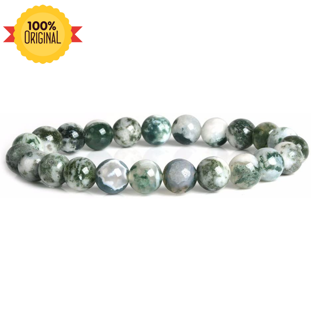 प्राकृतिक वृक्ष अगेट कंगन