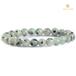 Load image into Gallery viewer, Natural Kiwi Jasper Bracelet

