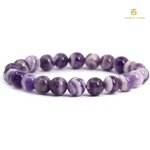 Load image into Gallery viewer, Natural CHEVRON AMETHYST BRACELET
