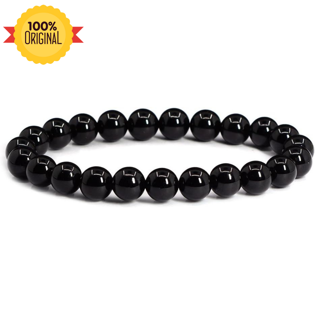 NATURAL BLACK TOURMALINE BRACELET