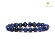 Natural Blue Sodalite Bracelet - Akshay Gems