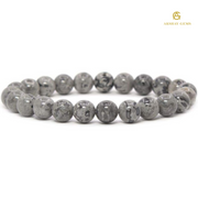 Natural Grey Jasper Bracelet - Akshay Gems