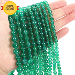 गैलरी व्यूअर में छवि लोड करें, हरे एगेट स्ट्रिंग