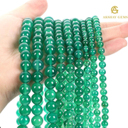 Green Agate String - Akshay Gems