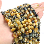 Load image into Gallery viewer, Golden Blue Tiger Eye String
