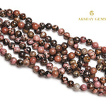 Load image into Gallery viewer, Natural Black Rhodonite String
