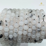 Load image into Gallery viewer, Natural Black Rutile B Grade Quartz String
