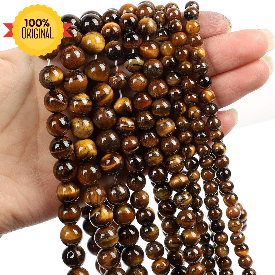 Natural Yellow Tiger Eye String