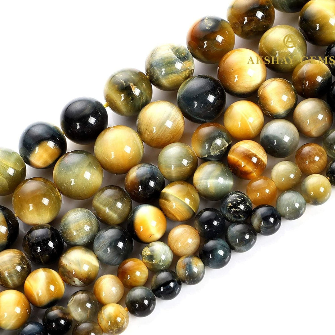Golden Blue Tiger Eye String