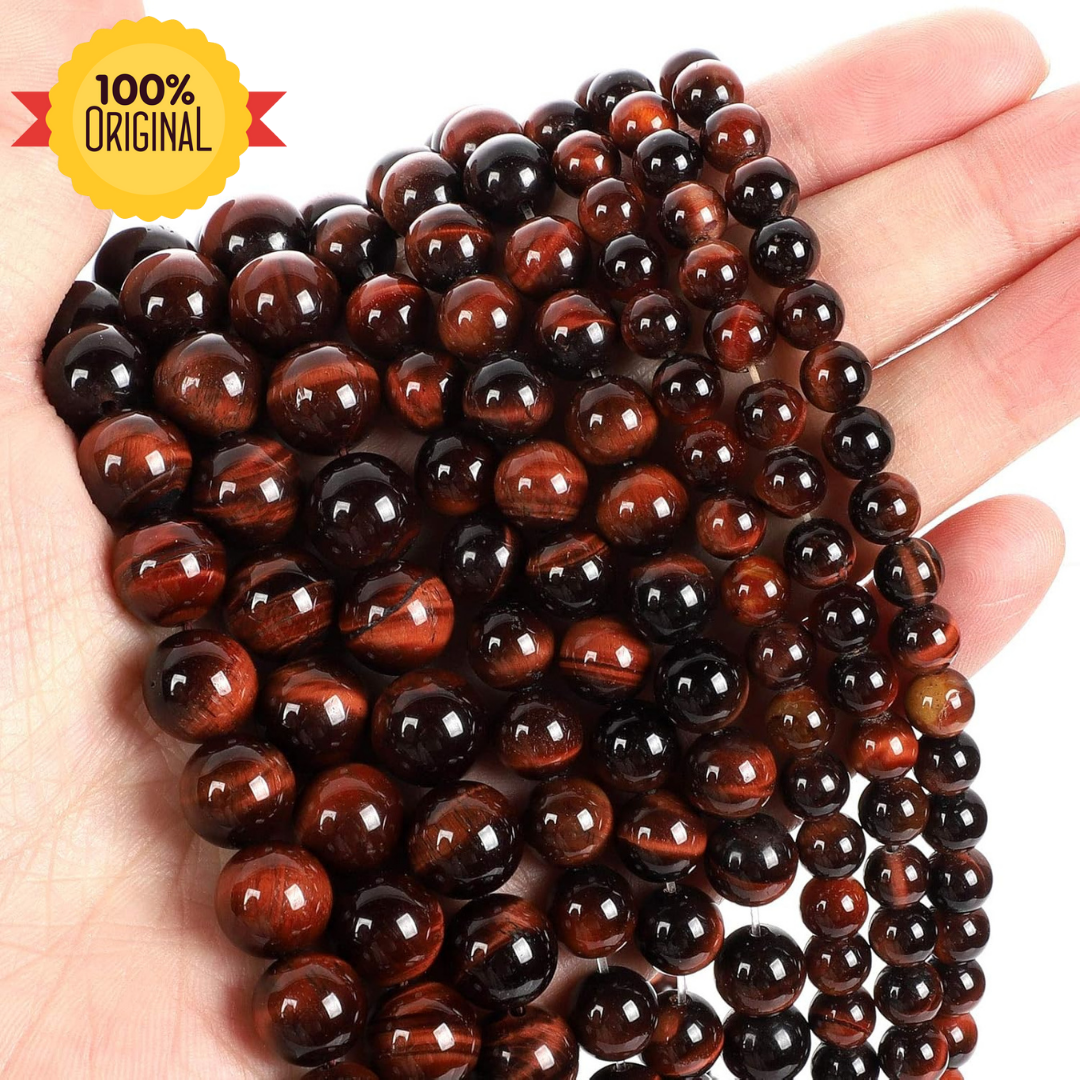 Natural Red Tiger Eye String