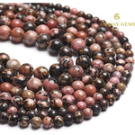 Load image into Gallery viewer, Natural Black Rhodonite String
