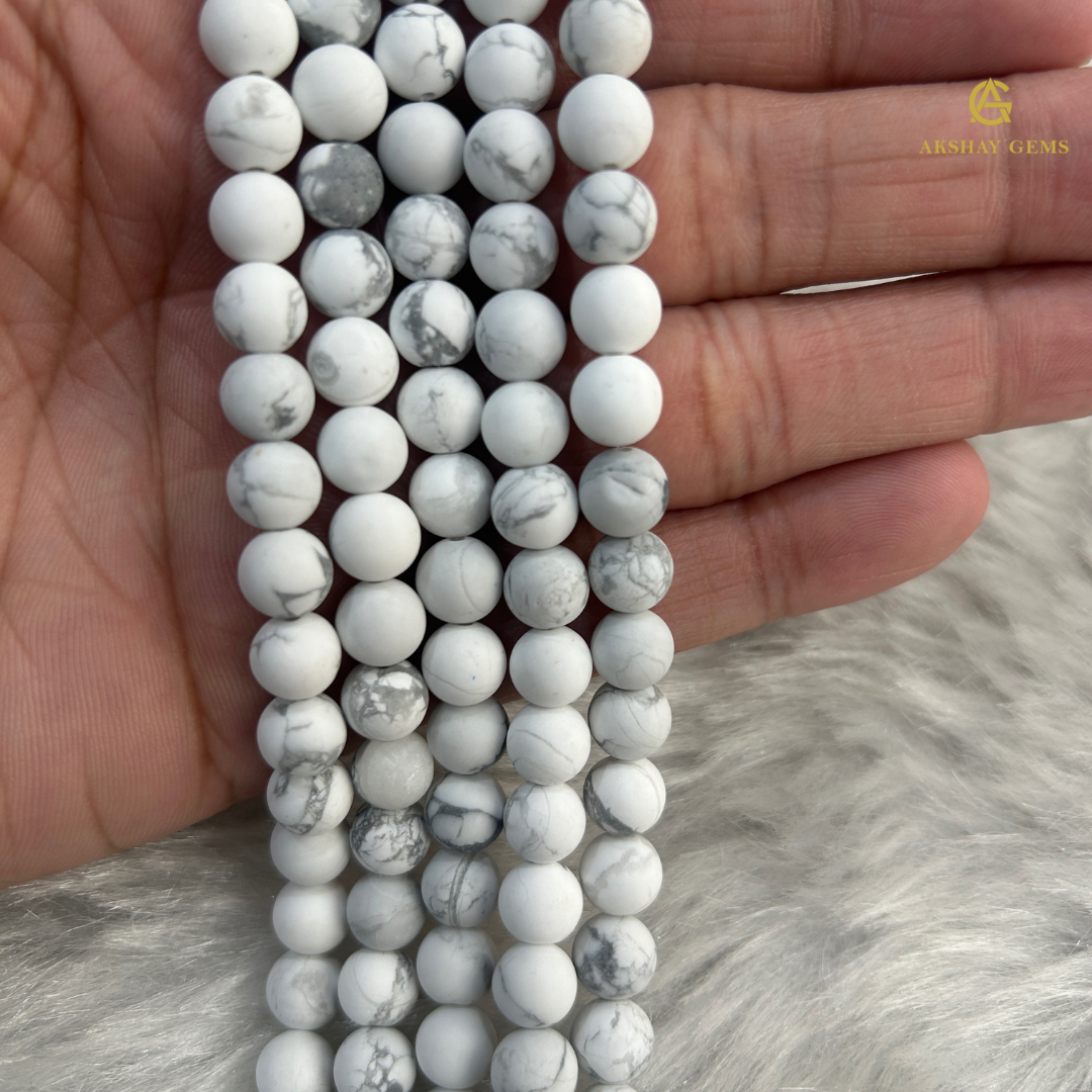 Matt White howlite String