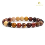 Natural Mookaite jasper Bracelet - Akshay Gems
