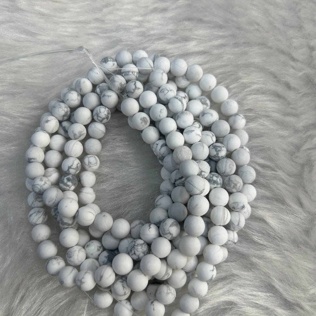 Matt White howlite String