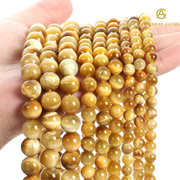 Gold Tiger Eye String - Akshay Gems