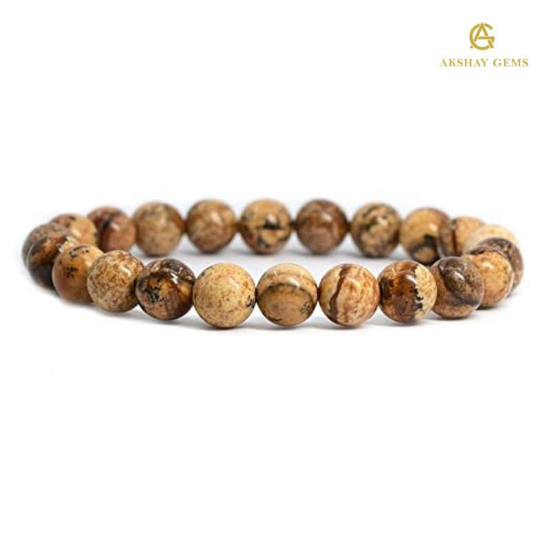Natural Picture Jasper Bracelet
