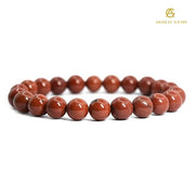 Natural Red jasper Bracelet - Akshay Gems