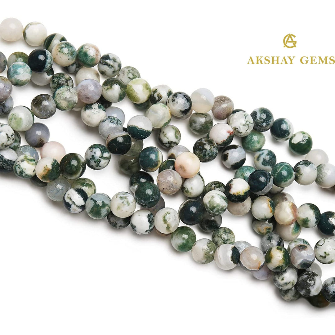 Natural Tree Agate String