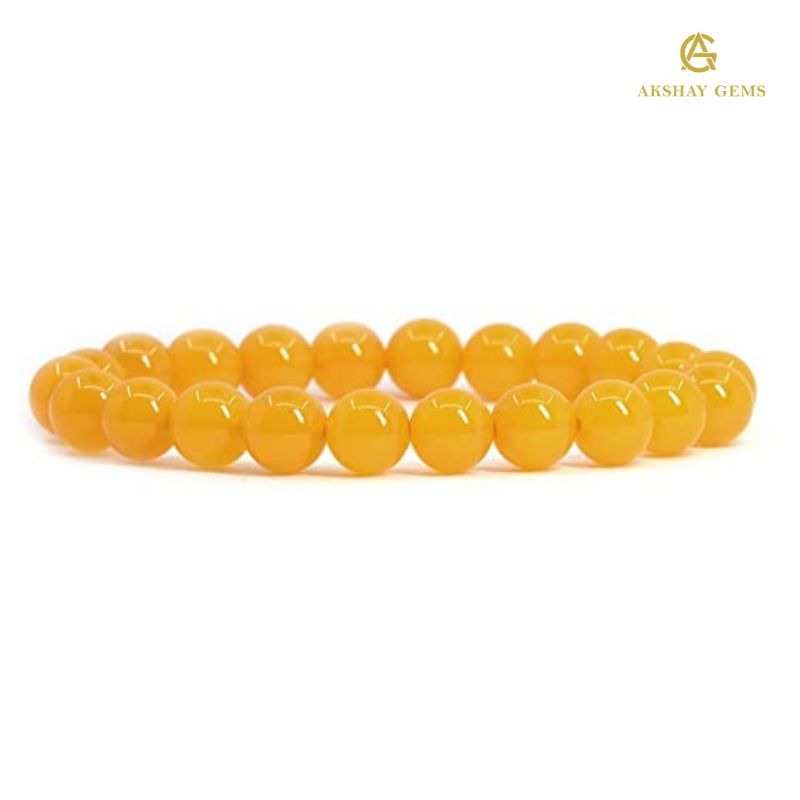 Yellow Agate Bracelet