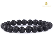 Natural Lava Bracelet - Akshay Gems