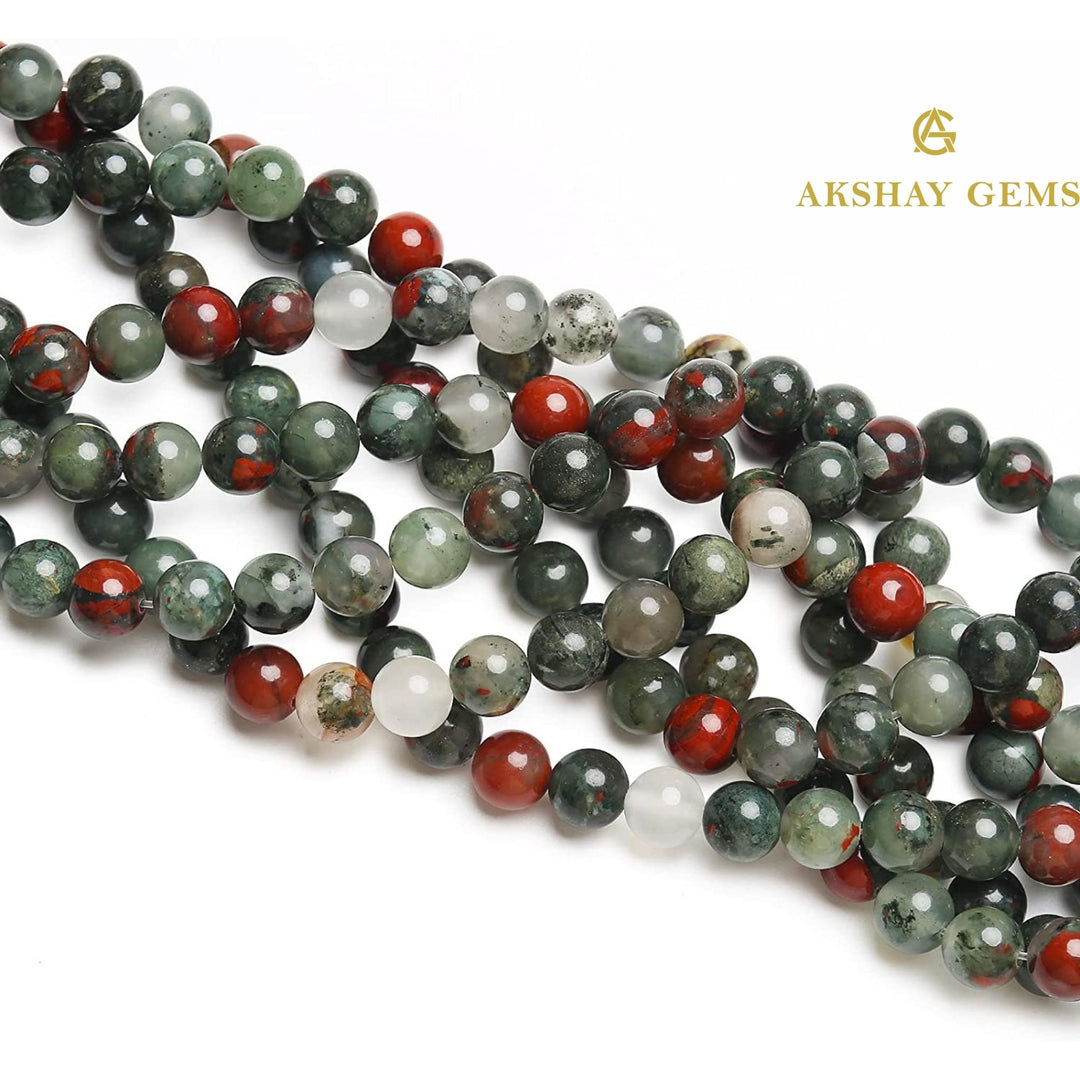 Natural African BloodStone String