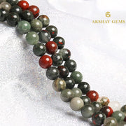 Natural African BloodStone String - Akshay Gems