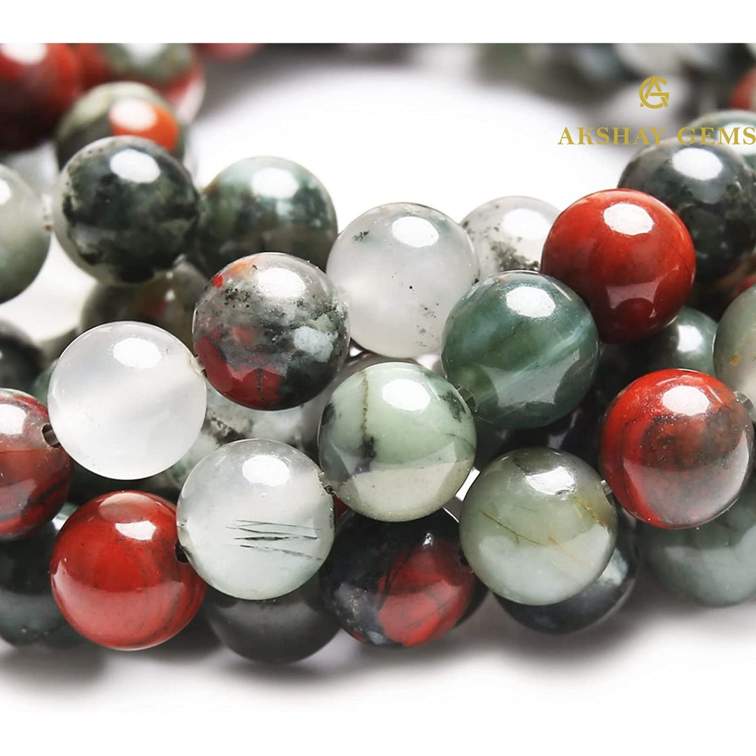 Natural African BloodStone String