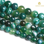 Load image into Gallery viewer, Green Banded Agate String
