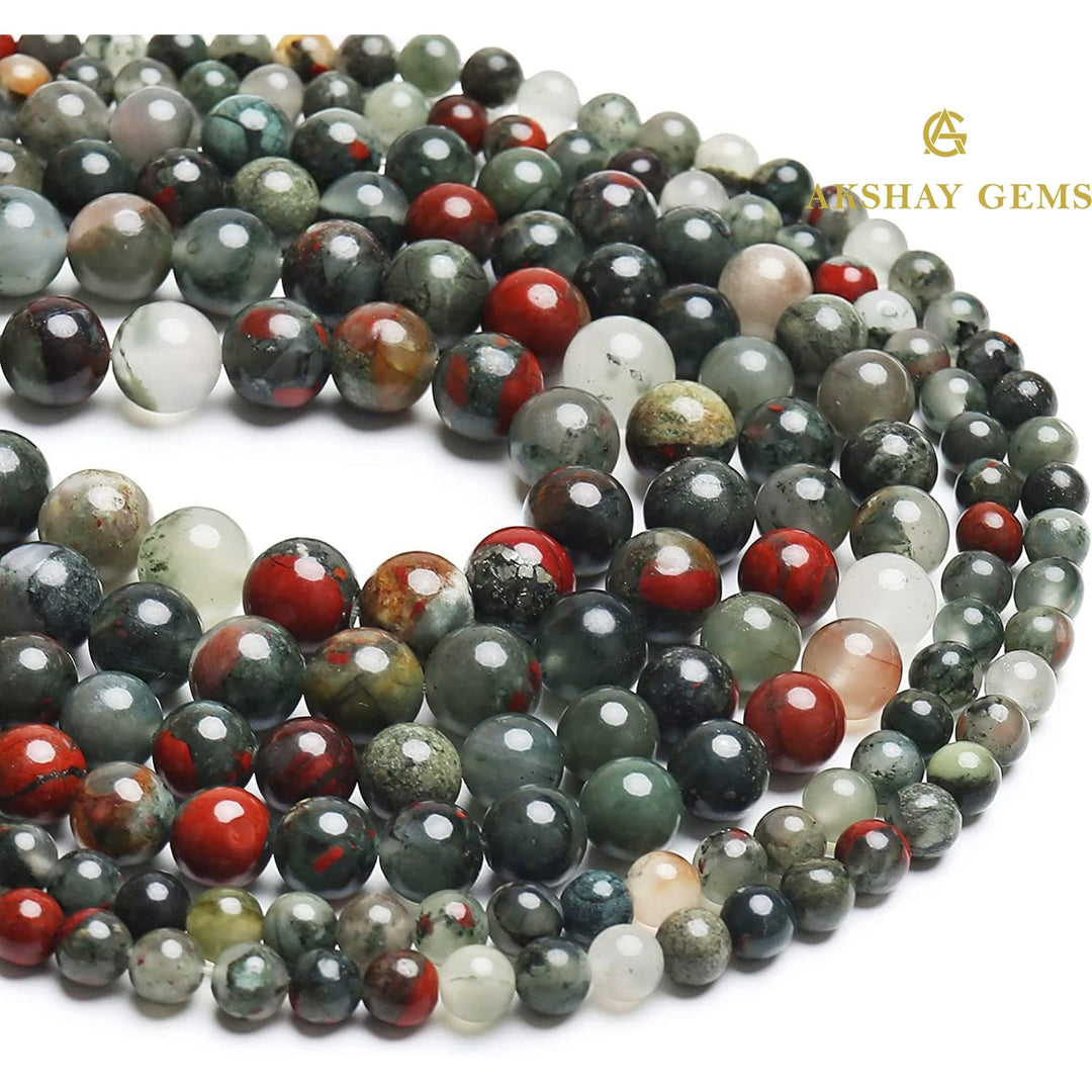 Natural African BloodStone String