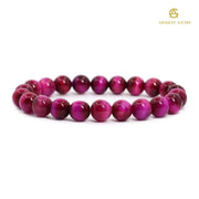 Rose Tiger Eye Bracelet - Akshay Gems