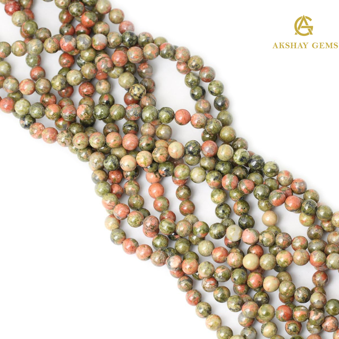 Natural Unakite String
